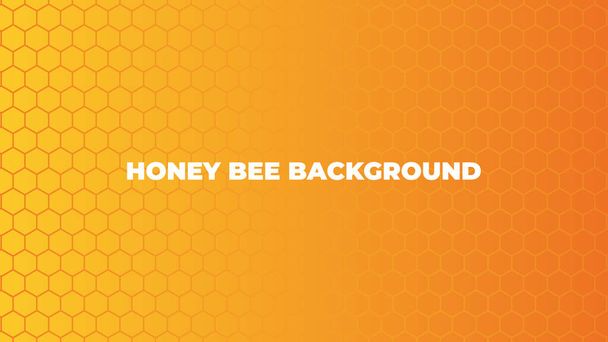Honey bee video background eps 10 beautiful free vector template - Vektor, obrázek