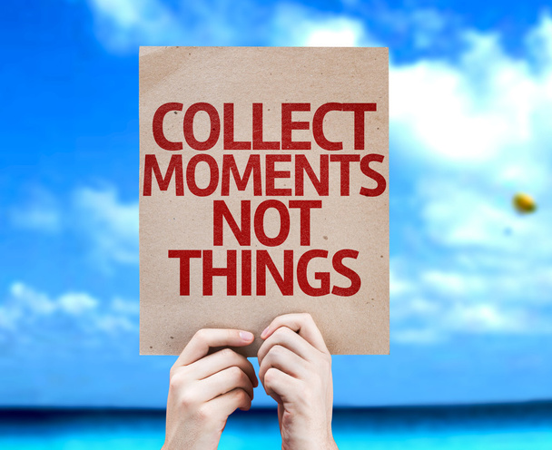 Collecter la carte Moments Not Things
 - Photo, image