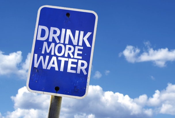 Drink meer Water sign - Foto, afbeelding