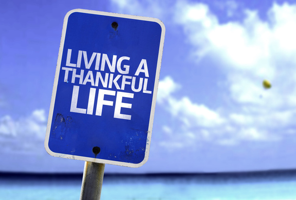 Život vděčný života znamení - Fotografie, Obrázek
