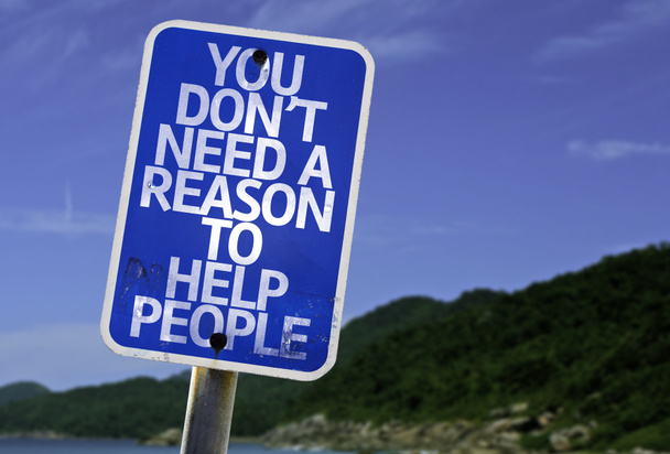 İnsanların yardım işareti için bir sebebe ihtiyacım yok - Fotoğraf, Görsel