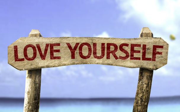 Love Yourself signe en bois
 - Photo, image