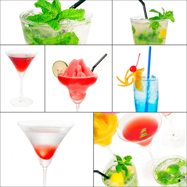 collage de cocktails - Photo, image
