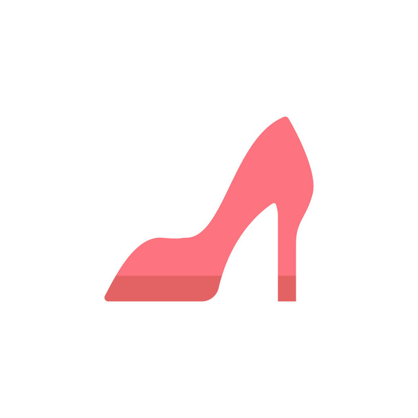 Shoe color icon. Element of color clothes icon for mobile concept and web apps. Detailed Shoe icon can be used for web and mobile on white background - Вектор,изображение