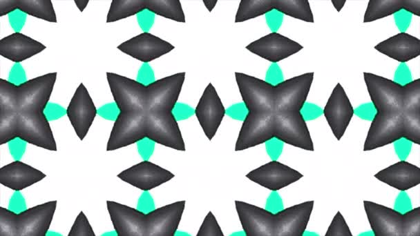 Funkelnder Hintergrund. Bewegung. Bunte Muster in einem Kaleidoskop rasch wechselnder Farben und Formen in Animation. Hochwertiges 4k Filmmaterial - Filmmaterial, Video