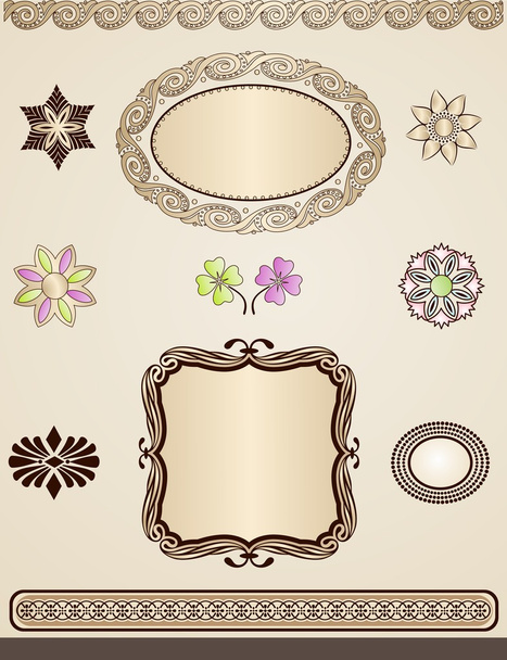 Frames and borders - Vector, Image
