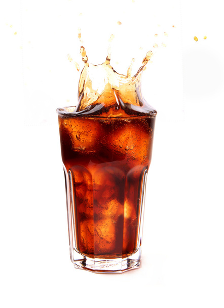 Glass of Cola - Foto, afbeelding