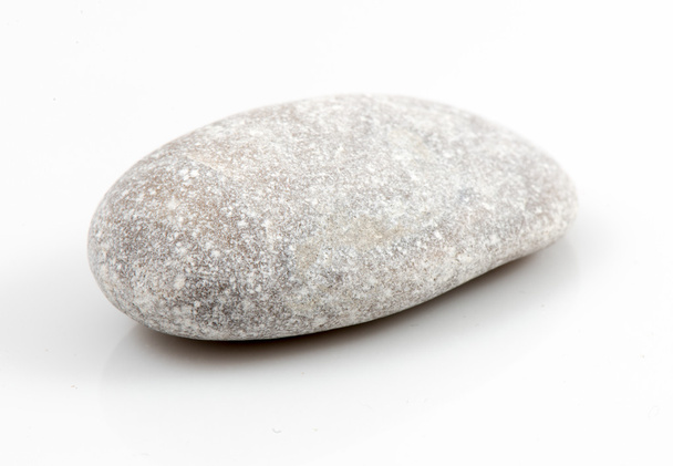 jediný kámen izolovaných na bílém pozadí - Fotografie, Obrázek