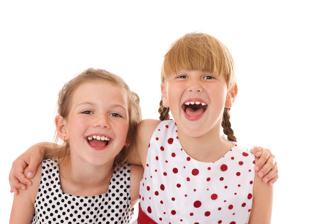 Happy little sisters - Foto, Imagem