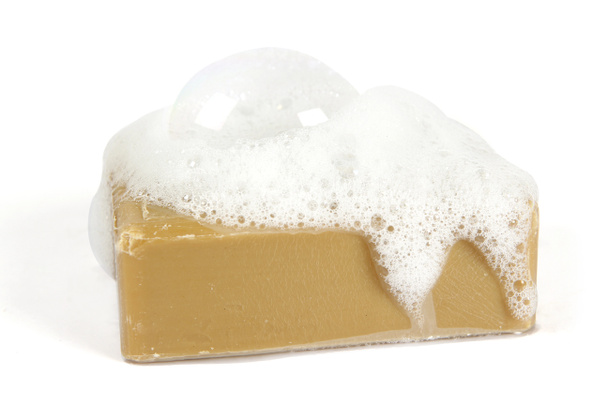 Organic soap on white - Photo, Image