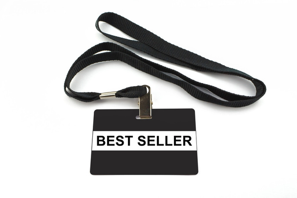 best seller badge isolated on white background - Photo, Image