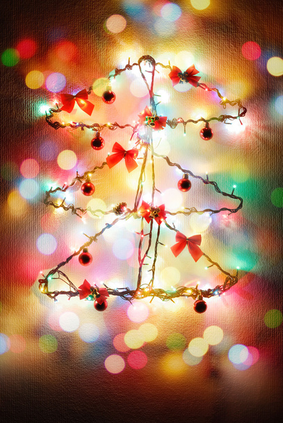 Christmas New Year tree concept installation - Photo, Image