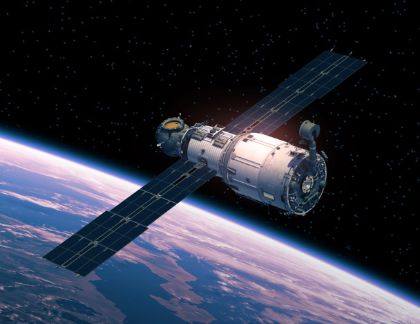 Station spatiale dans l'espace - Photo, image