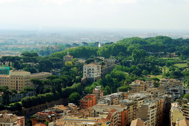 Aerial view of Rome kaupunki St Peter Basilica katto
 - Valokuva, kuva