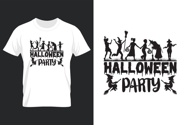 Halloween Party, Halloween SVG T Shirt Design - Wektor, obraz