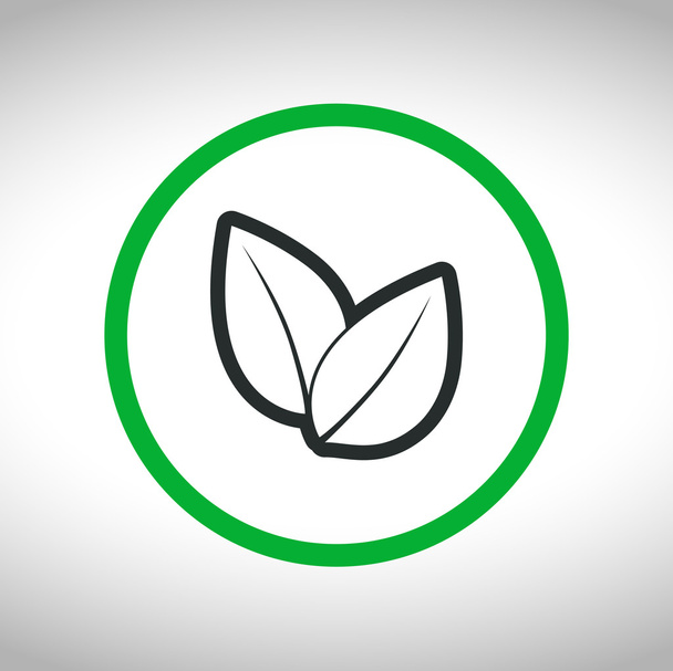 Leaf icon - Vector, imagen