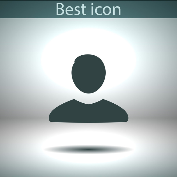 Business man icon - Vector, imagen