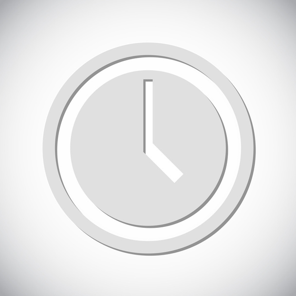 Clock icon design - Vektor, obrázek