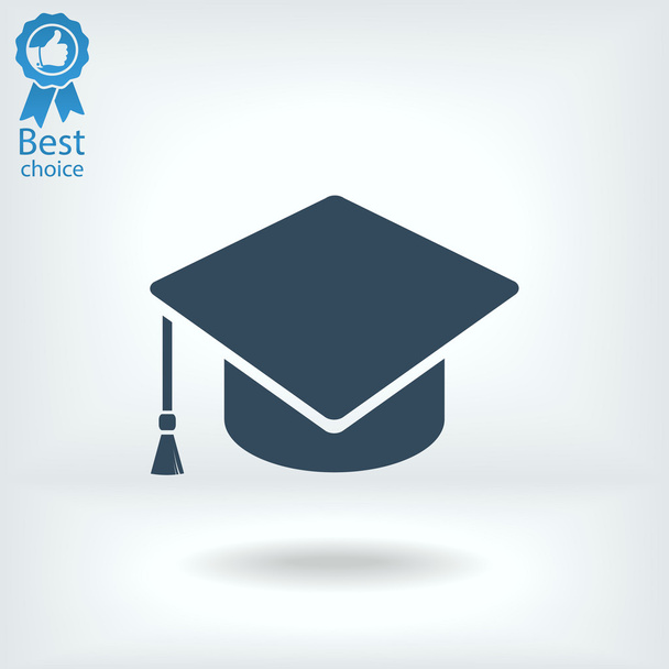 Graduation cap icon - ベクター画像