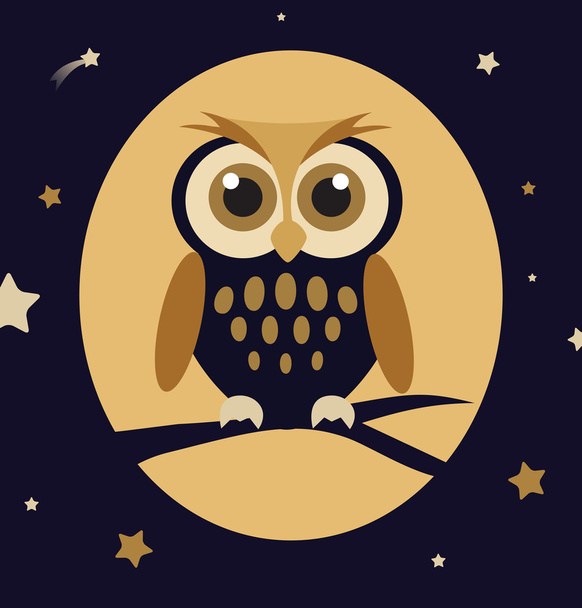 Night Owl - Vektori, kuva
