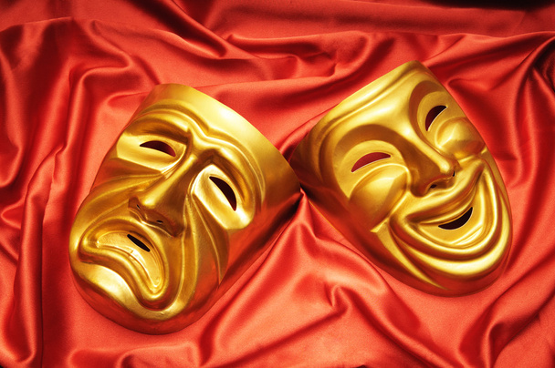 maskers met het theater concept - Foto, afbeelding
