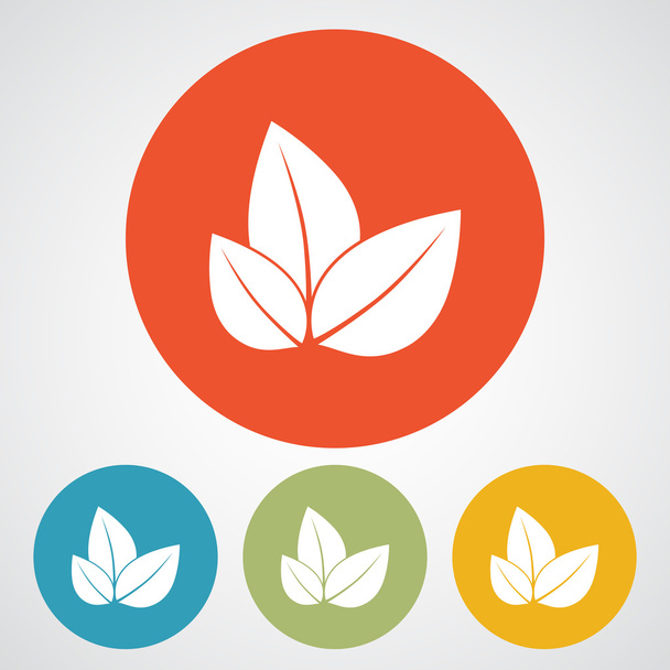 Leaf icon design - Vektor, obrázek