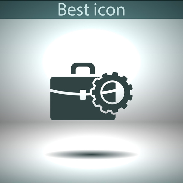 Briefcase icon design - Διάνυσμα, εικόνα