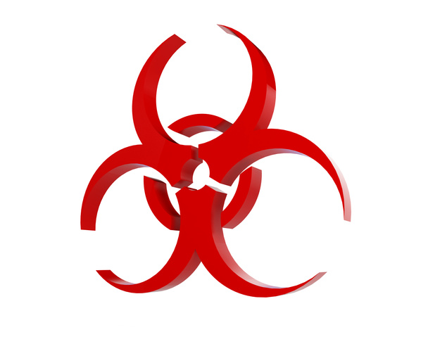 logo del virus su sfondo bianco
  - Foto, immagini