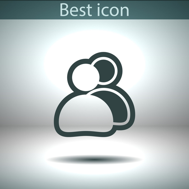 Business man icon - Vetor, Imagem