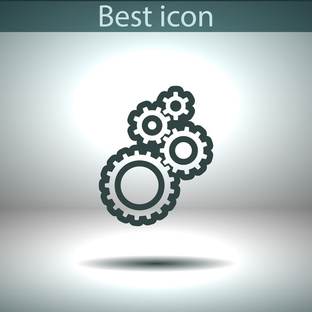 Gears icon - Vector, afbeelding