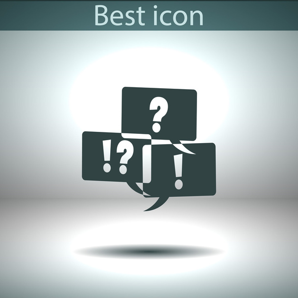 Speech bubble icon - Vector, imagen