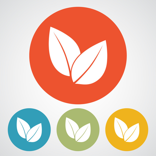 Leaf icon design - Διάνυσμα, εικόνα