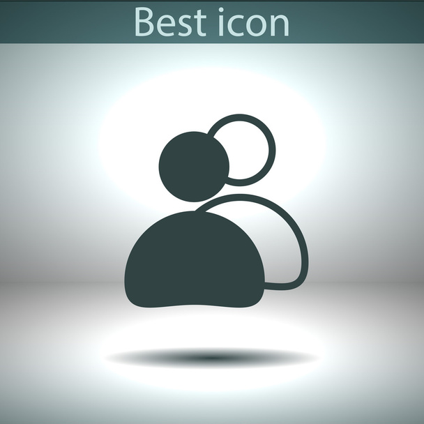 Business man icon - Vector, afbeelding