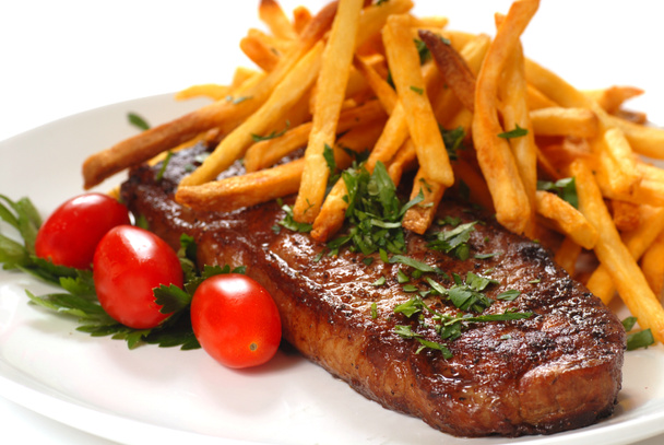 steak a hranolky - Fotografie, Obrázek