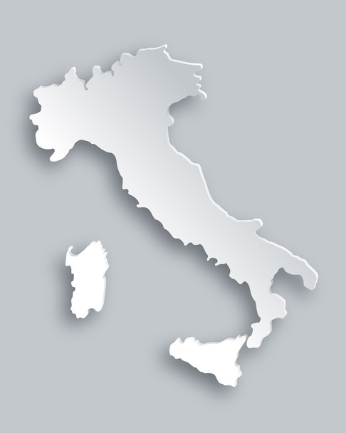 Мапа Італії
 - Вектор, зображення