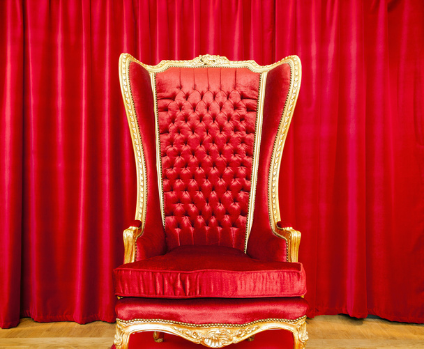 Piros, királyi trónra - Fotó, kép