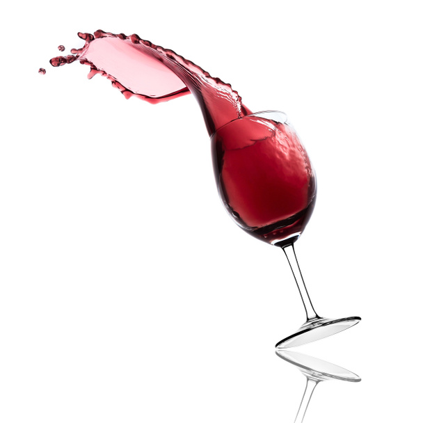 czerwone wino splash - Zdjęcie, obraz