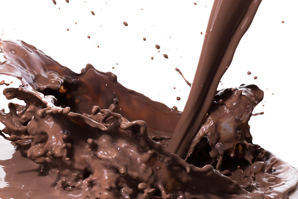 Schizzi di cioccolata calda
 - Foto, immagini
