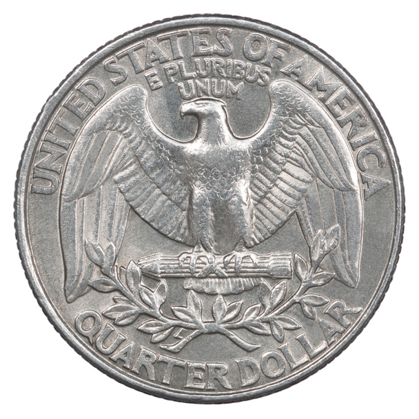 Moneda de un cuarto de dólar
 - Foto, imagen