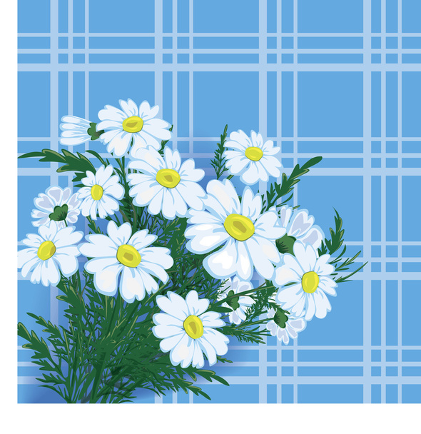 Some white flowers - Vector, afbeelding