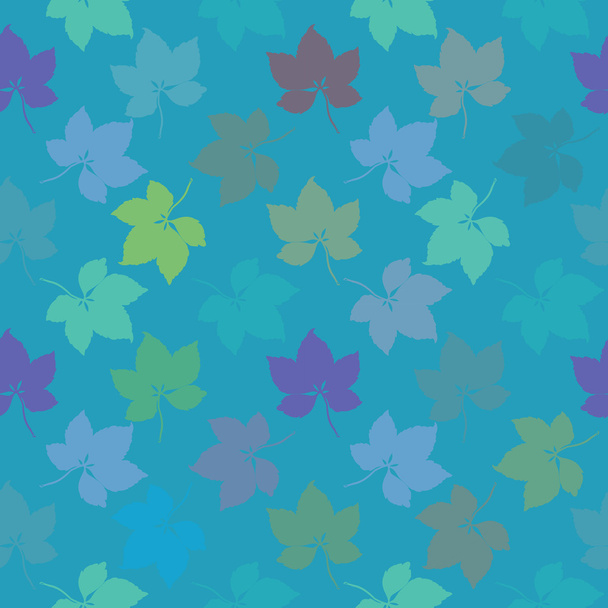 Multicolor  leaves  Seamless Pattern - Foto, Imagem