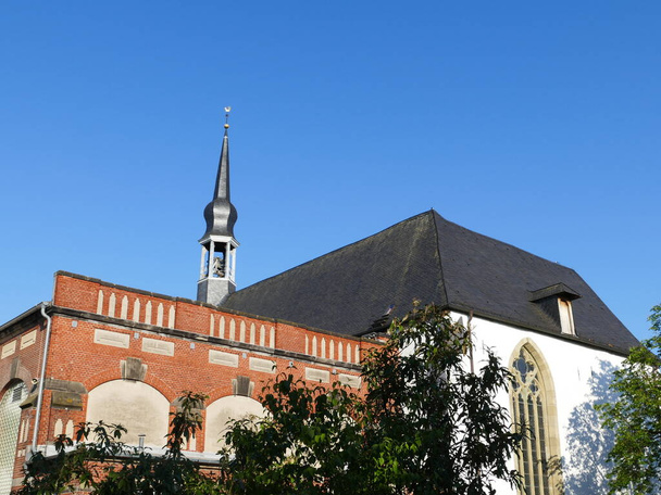 Gymnasium of the former Wilhelm School and Church of the Brothers (Bruderkirche) in Lippstadt, North Rhine-Westphalia, Germany - Fotografie, Obrázek