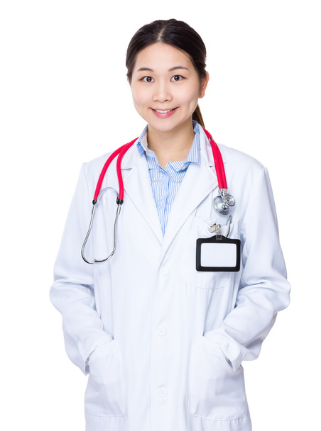 Female doctor with stethoscope - Foto, Bild