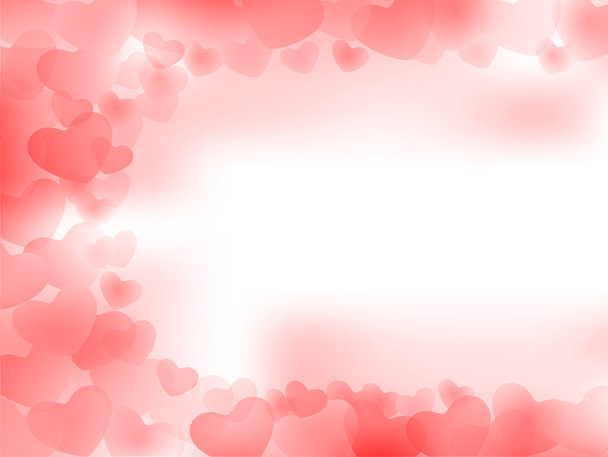 Valentine srdce pozadí - Vektor, obrázek