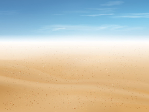 Sand am Strand oder Wüste Hintergrund - Vektor, Bild