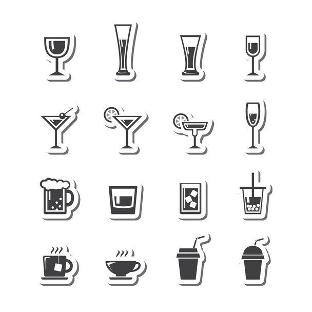 Vector.drink icon set - Vector, Image