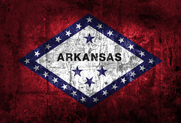 Grunge Drapeau de l'Arkansas
 - Photo, image
