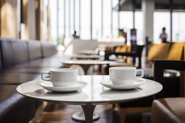 Dva šálek kávy v kavárně - Fotografie, Obrázek