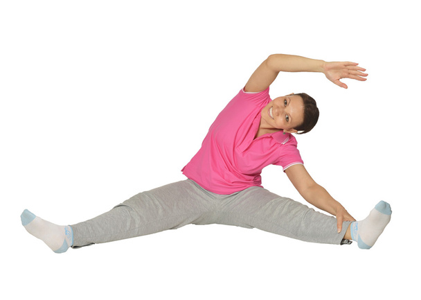 Woman doing exercises - Valokuva, kuva