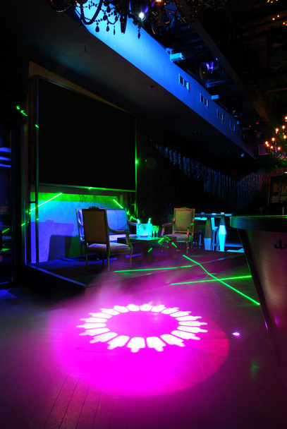 Interior de uma discoteca
 - Foto, Imagem